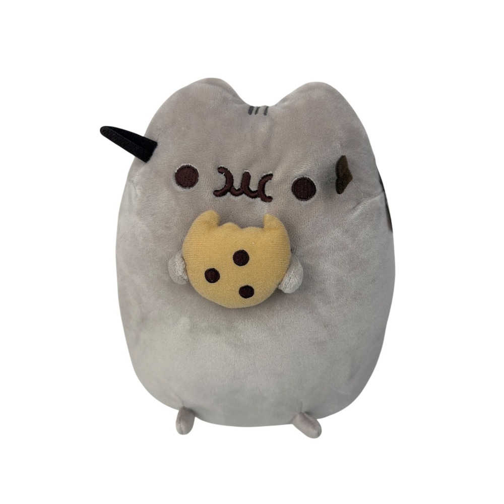 GUND Pusheen the Cat Cookie Plush Stuffed Animal Grey Tabby 4048870 NWT 10"